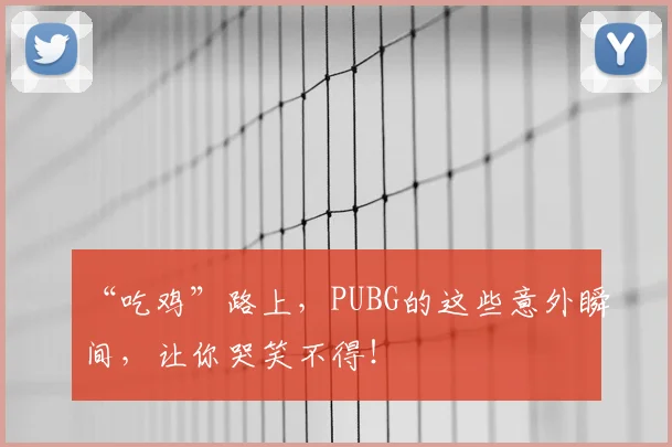 “吃鸡”路上，PUBG的这些意外瞬间，让你哭笑不得！